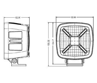 Tralert Onix WF-6059RWA Work Light Schematic