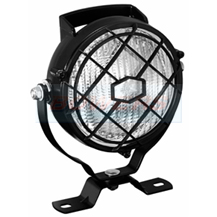 Sim 4207 Adjustable Round Halogen Work Lamp/Light With Handle And Switch