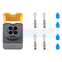 4 Pin Female Mercedes HDSCS Connector Plug