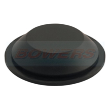 Gylle Marker Light / Lamp Black End Cap / Blanking Plate 70mm