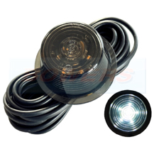 Gylle Black Line Smoked Lens White Star LED Marker Light / Lamp Module 12v/24v