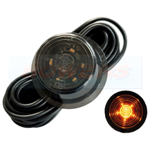 Gylle Black Line Smoked Lens Amber Star LED Marker Light / Lamp Module 12v/24v