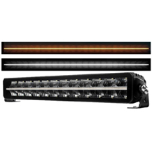 22" Inch Dual Row LED Light Bar With White or Amber DRL Position Side Light