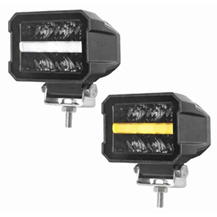 Rectangular LED Work Light/Lamp With White / Amber Marker Light