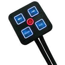 4 Way Multipurpose Switch Control Panel For LED Beacons Light Bars Work Lights