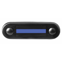 Boreman Dark Smoked Light Guide Flush Fit Blue LED Marker Light For Truck & Van Bars