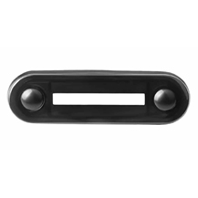 Boreman Dark Smoked Light Guide Flush Fit White Front LED Marker Light For Truck & Van Bars