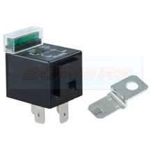 12v 30A Fused 4 Pin Make and Break Relay