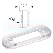 Curved Clear Bar Mounting Gasket For Easy Fit LED Marker Lights