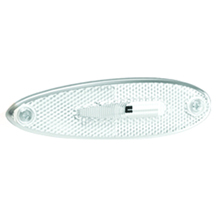 12v/24v White Tear Drop LED Front Marker Light