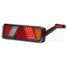 24v R/H LED Rear Combination Trailer Light Lamp With Outline Marker FT-700-146