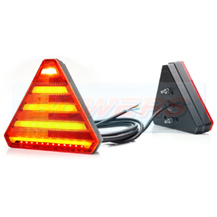 WAS W244 Triangle LED Rear Combination Trailer Light Lamp