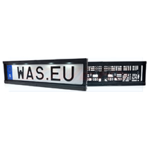 WAS W253 Rectangular Oblong Number Plate Holder With LED Lights