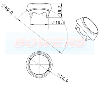 FT-074 LED Push In Marker Light Schematic 2