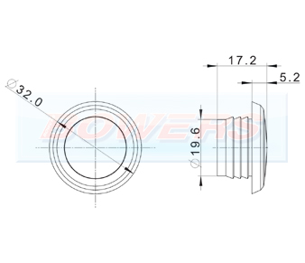 FT-074 LED Push In Marker Light Schematic 1