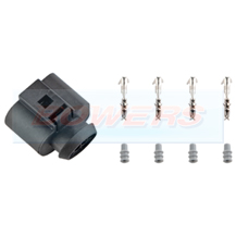 4 Pin Audi/Seat/Skoda/VW Rear Light Bulb / MAP Sensor / Ignition Coil Connector Plug 1J0973704 8K0973704