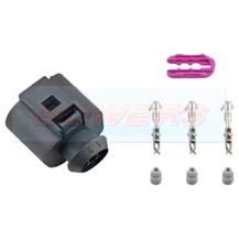 3 Pin Audi/Seat/Skoda/VW Crankshaft Sensor Connector Plug 1J0973723