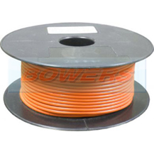 Thin Wall Orange Single Core Cable 24/0.20mm 0.75mm² 100m Roll