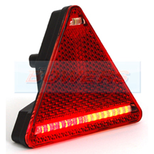 WAS W68P R/H Triangle LED Rear Combination Trailer Light Lamp
