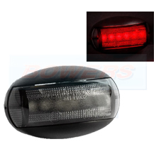 Smoked Oval Red LED Rear Marker Light/Lamp FT-067C